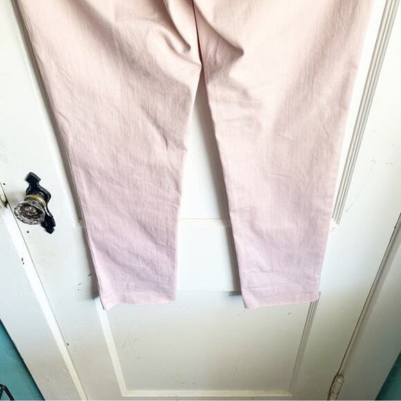 Soft Surroundings Pink Blush Pull On Raw Hem Jeggings Stretch Jeans Size Small S - Picture 14 of 16